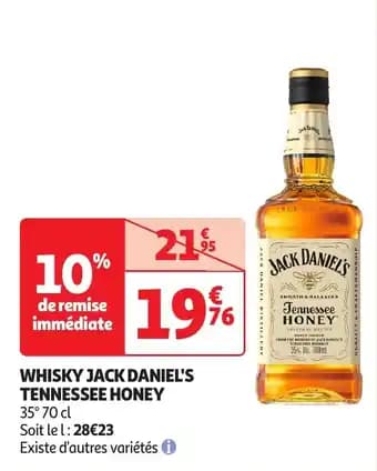 Whisky jack daniel's tennessee honey 70 cl