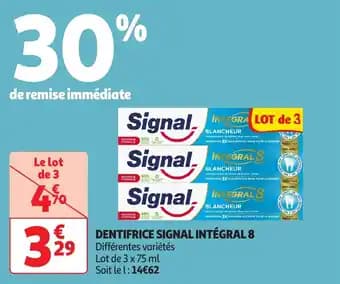 Dentifrice signal intégral 8 75 ml