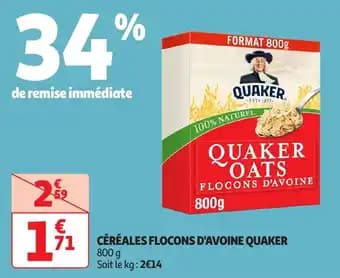 Promotion Exclusives de 3
Quaker : Découvrez l'Offre incontournable