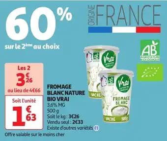 Promotion Exclusives de 1
Blanc bio : Découvrez l'Offre incontournable