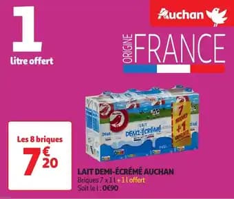Promotion Exclusives de 12
Demi écrémé : Découvrez l'Offre incontournable