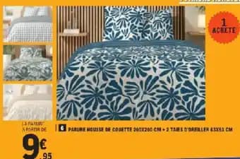 6 parure housse de couette + 2 taies d'oreiller 200 x 200 cm