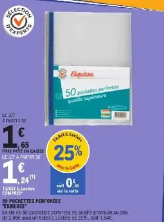 Promotion Exclusives de 1
Perforées : Découvrez l'Offre incontournable