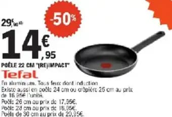Poêle impact Tefal 22 cm