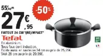 Faitout impact tefal 24 cm