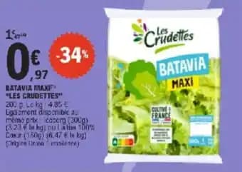 Promotion Exclusives de 1
Batavia : Découvrez l'Offre incontournable