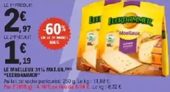 Le moelleux 31% mat.gr. leerdammer 250 g