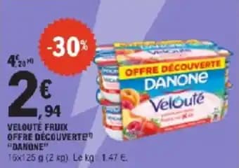 Velouté fruix offre découverte danone 125 g