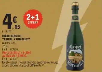 Promotion Exclusives de 2
Bière tripel karmeliet : Découvrez l'Offre incontournable