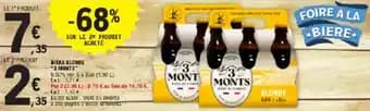 Bière blonde 3 monts 33 cl