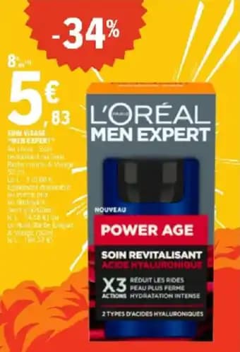 Soin visage men expert