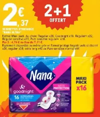 Promotion Exclusives de 1
Serviettes nana : Découvrez l'Offre incontournable