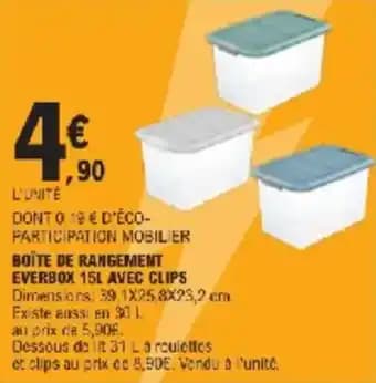 Promotion Exclusives de 12
Boîte de rangement : Découvrez l'Offre incontournable