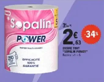 Promotion Exclusives de 2
Sopalin : Découvrez l'Offre incontournable