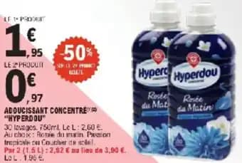 Adoucissant concentre hyperdou 750 ml