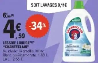 Lessive liquide chanteclair