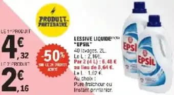 Lessive liquide epsil 2 l