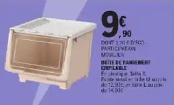 Promotion Exclusives de 16
Empilable : Découvrez l'Offre incontournable