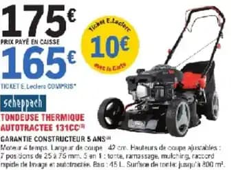 Promotion Exclusives de 94
Tondeuse Thermique : Découvrez l'Offre incontournable