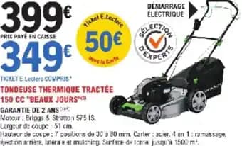 Promotion Exclusives de 65
            
        
        Tractée : Découvrez l'Offre incontournable