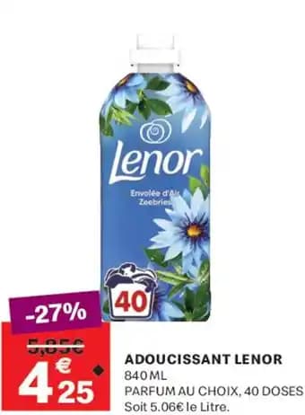 Promotion Exclusives de 3
Lenor : Découvrez l'Offre incontournable