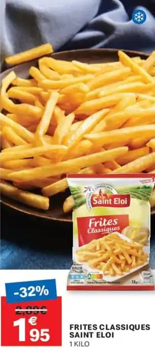 Frites classiques saint eloi 1 kg