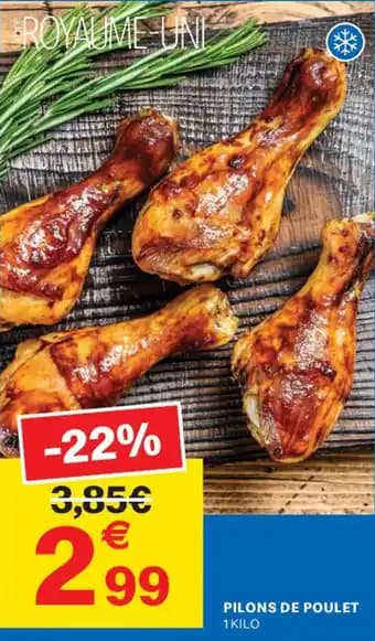 Promotion Exclusives de 4
Pilons de poulet : Découvrez l'Offre incontournable
