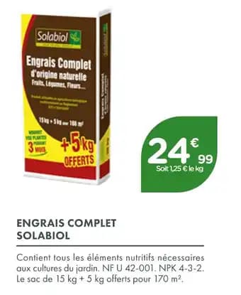 SOLABIOL Engrais complet