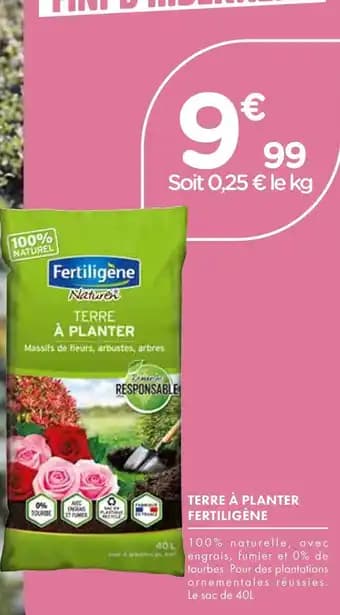 Fertiligène Naturen TERRE À PLANTER