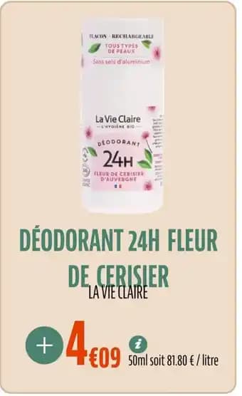 Déodorant 24h fleur de cerisier 50 ml