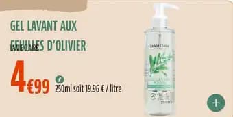 GEL LAVANT AUX feuilles D'oliver 250 ml