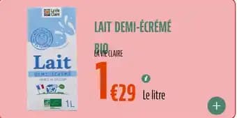 Promotion Exclusives de 15
Demi écrémé : Découvrez l'Offre incontournable