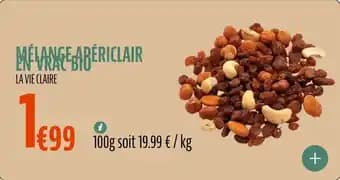 Mélange abériclair en vrac bio