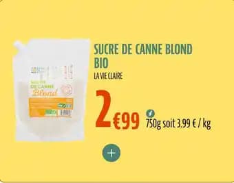 Sucre de canne blond 750 g