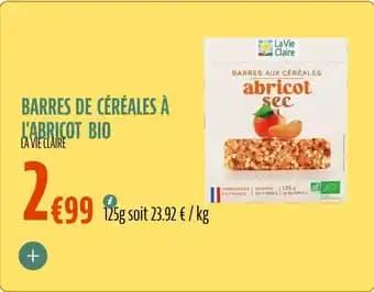 Promotion Exclusives de 7
Barres de céréales : Découvrez l'Offre incontournable