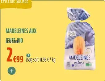 Promotion Exclusives de 15
Madeleines : Découvrez l'Offre incontournable