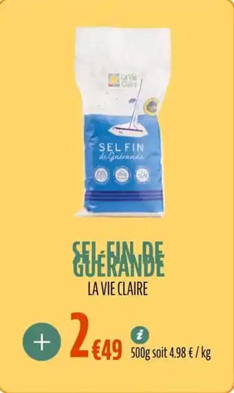LA VIE CLAIRE Sel fin de guérande 500 g