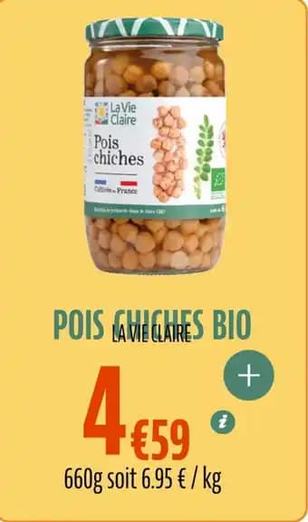 Pois chiches bio 660 g