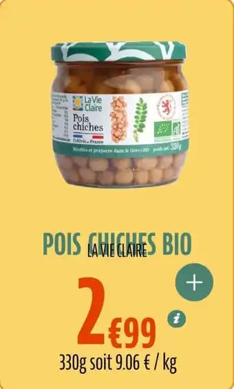 Pois chiches bio 330 g