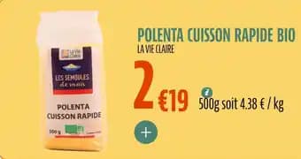 Promotion Exclusives de 4
Polenta : Découvrez l'Offre incontournable