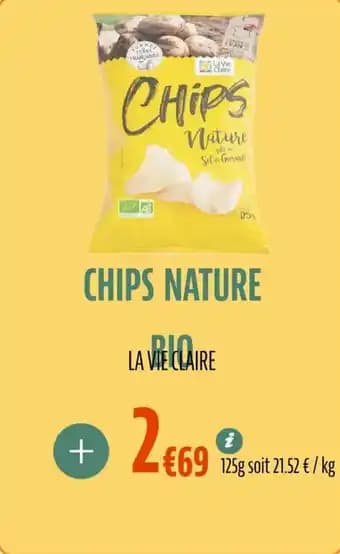 Chips nature bio 125 g