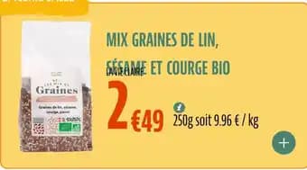 Promotion Exclusives de 1
Mix graines : Découvrez l'Offre incontournable