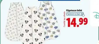 Promotion Exclusives de 3
Gigoteuse bébé : Découvrez l'Offre incontournable