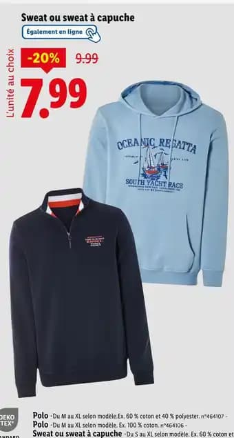Promotion Exclusives de 14
Sweat à capuche : Découvrez l'Offre incontournable