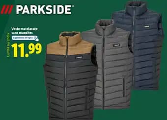 PARKSIDE Veste matelassée sans manches homme