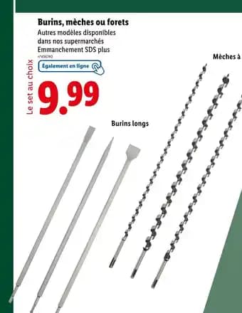 Promotion Exclusives de 5
Burins : Découvrez l'Offre incontournable