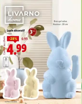 LIVARNO HOME Lapin décoratif