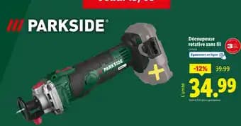 PARKSIDE Découpeuse rotative sans fil