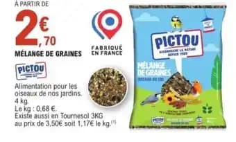 PICTOU Mélange de graines 4 kg