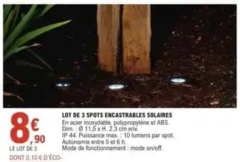 Promotion Exclusives de 6
Spots : Découvrez l'Offre incontournable